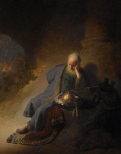 Profeta Jeremias por Rembrandt